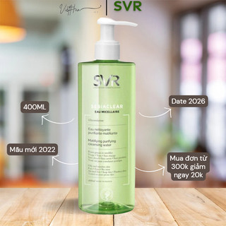 Svr sữa rửa mặt cho da dầu mụn Gel Moussant mẫu mới 400ML