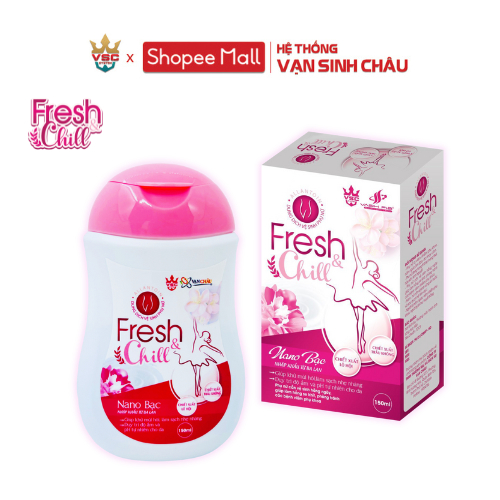 Dung dịch vệ sinh giúp làm hồng và trẻ hóa Hoa Đông Fresh&Chill chai 150ml