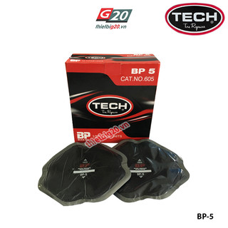 Miếng vá lốp bố chéo Tech BP-5 (165x165mm) - 10 miếng
