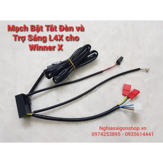 Mạch Passing Trợ Sáng L4X và Tắt Đèn Chính xe Winner X sử dụng trên công tắc passng Sh