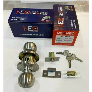 Ổ Khóa Tay Nắm Tròn Inox 100% NEO