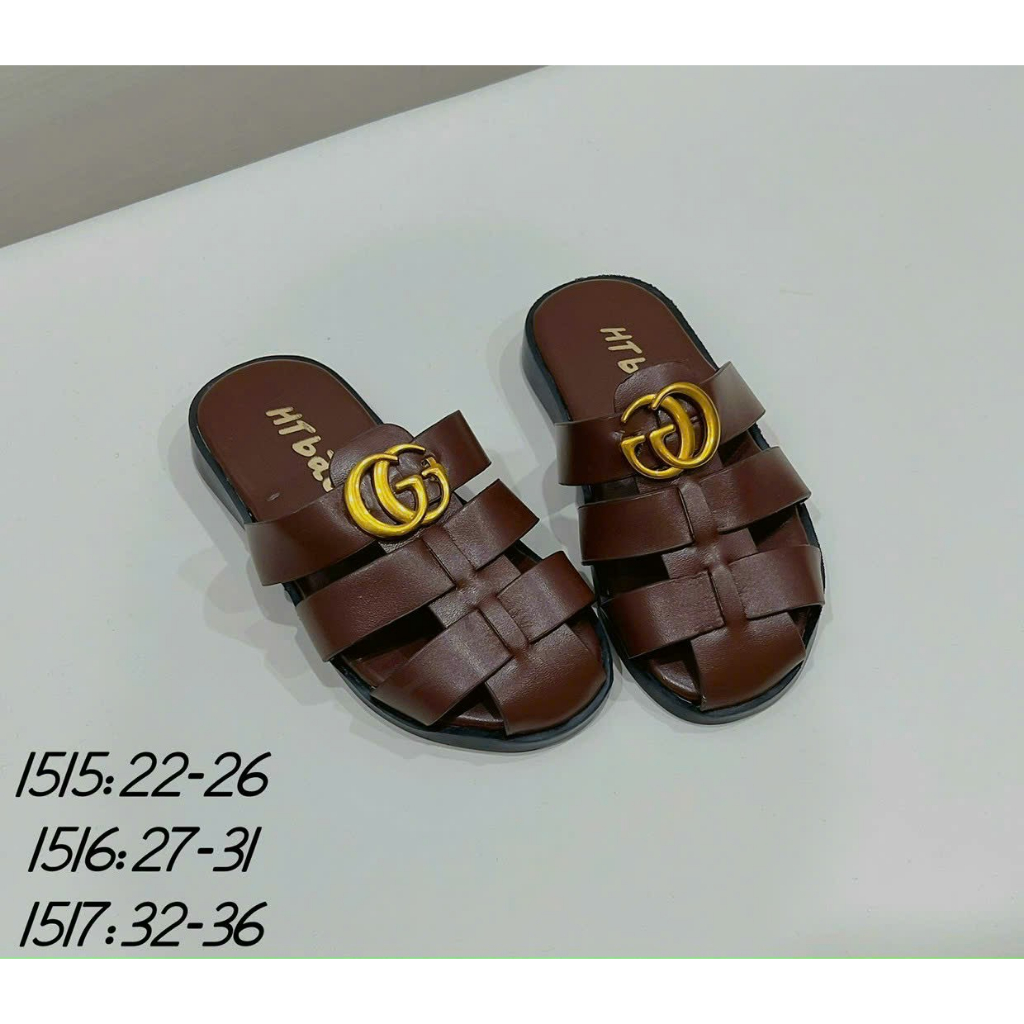 ⚡️  Dép Sandal quai da siêu nhẹ siêu Bền đế chống trơn trượt cho bé sz 24-35