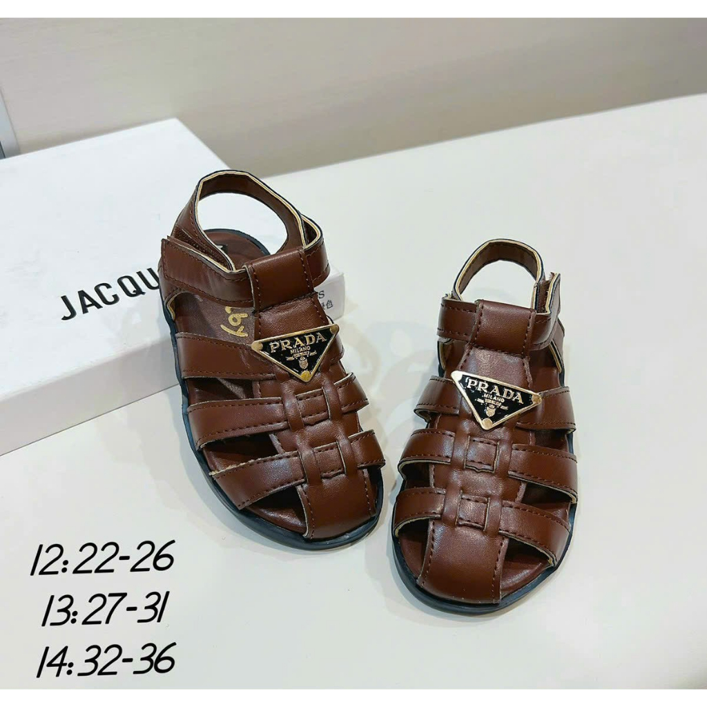 ⚡️  Dép Sandal quai da siêu nhẹ siêu Bền đế chống trơn trượt cho bé sz 24-35