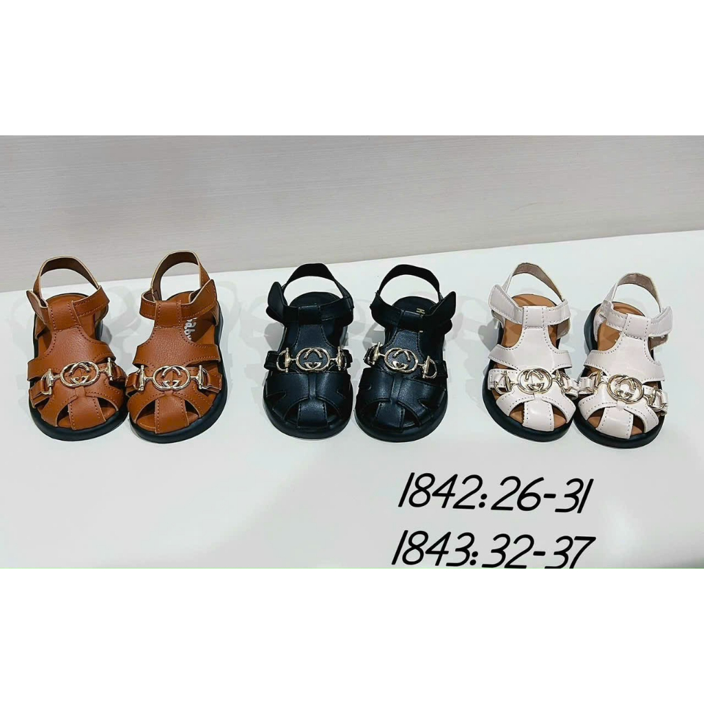 ⚡️  Dép Sandal quai da siêu nhẹ siêu Bền đế chống trơn trượt cho bé sz 24-35