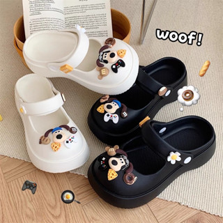 Dép crocs - Dép sục Pastel nữ đế cao 3CM Tặng kèm sẵn Charm stick ngẫu nhiên