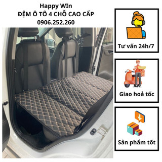 Đệm hơi ô tô cao cấp không cần bơm phù hợp với mọi loại xe, nệm giường ngủ tiện lợi chịu tải lên tới 500kg