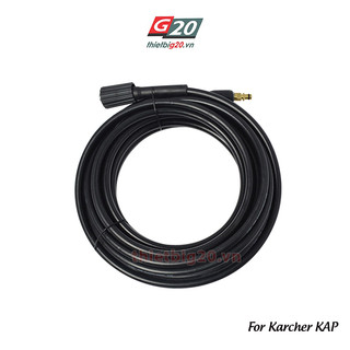 Ống dây phun xịt cao áp cho máy rửa xe gia đình Karcher dòng KAP, dài 10 mét (Hàng OEM)
