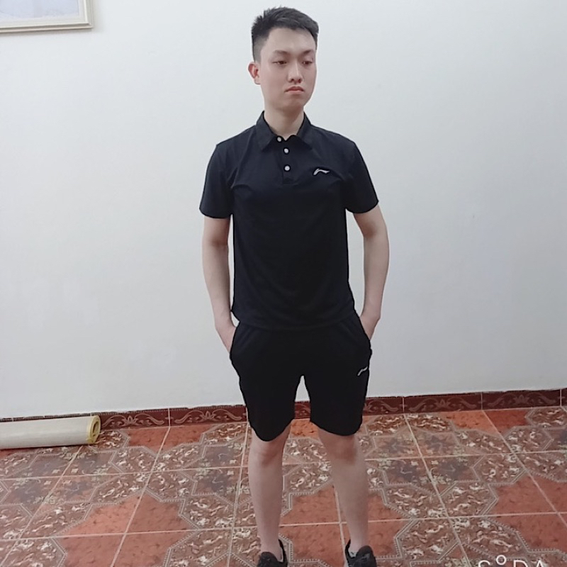 Bộ Quần Áo Nam Mùa Hè Thể Thao Chất Liệu Thấm Hút Mồ Hôi B18