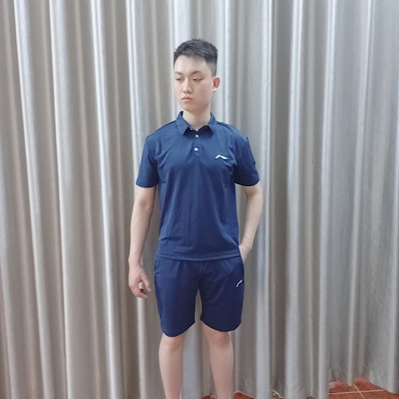 Bộ Quần Áo Nam Mùa Hè Thể Thao Chất Liệu Thấm Hút Mồ Hôi B18