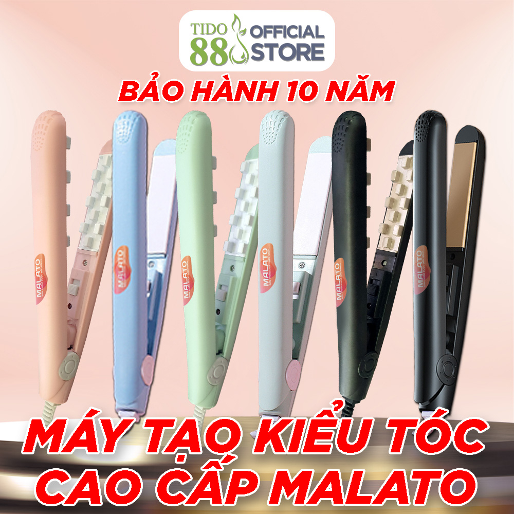 Máy duỗi tóc mini MALATO tiên lợi bảo hành 10 năm Cao Cấp 20w NPP Tido88