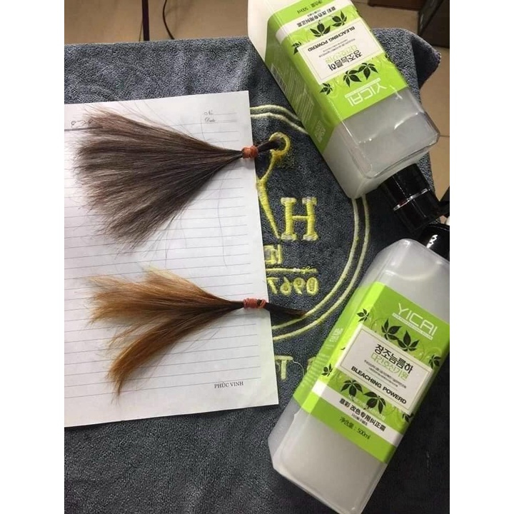 Bóc màu đen,màu đỏ, phủ bóng YICAI 500ml, chai chiết 250ml -