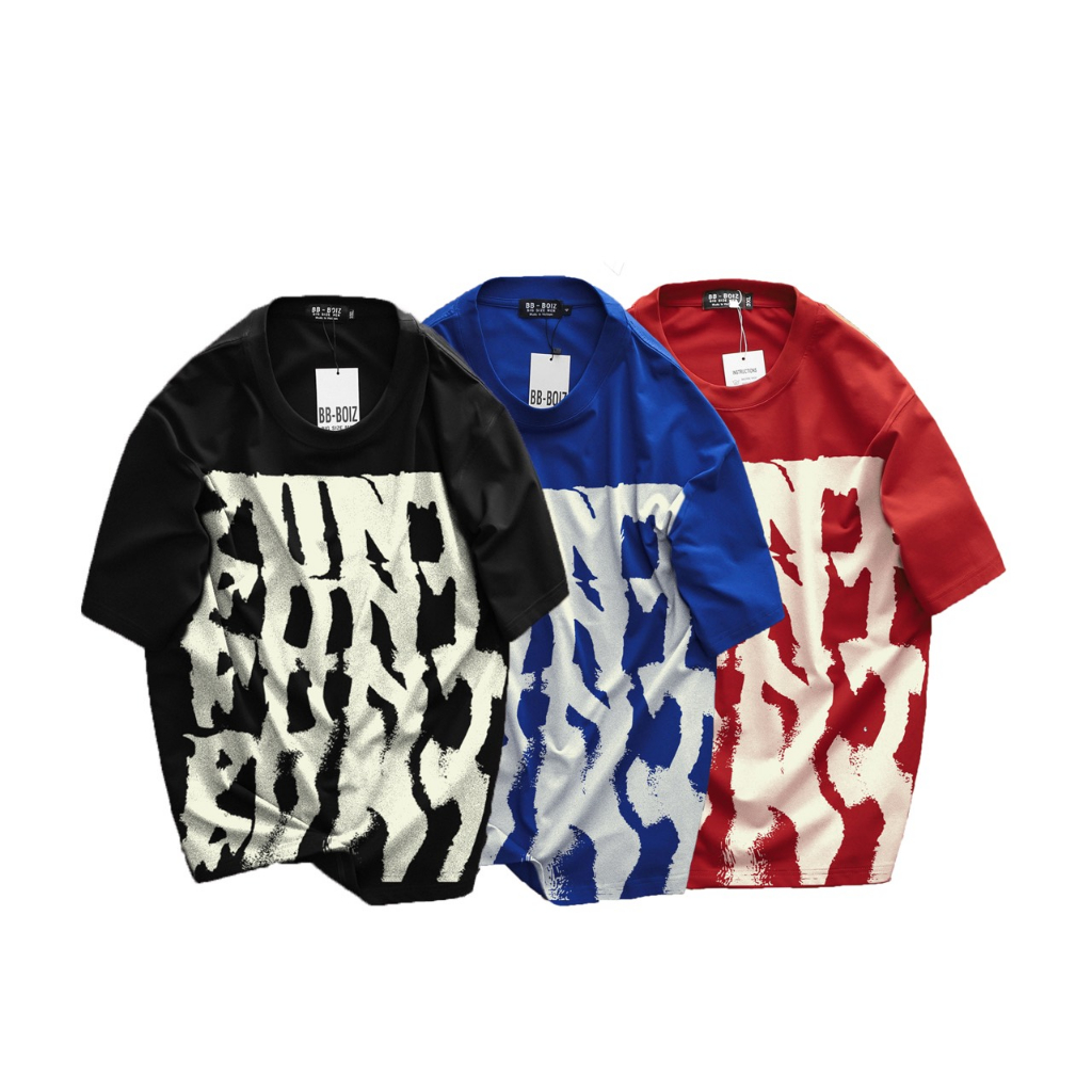 Áo thun nam BB - Boiz chất cotton form 70kg - 130kg - Funt