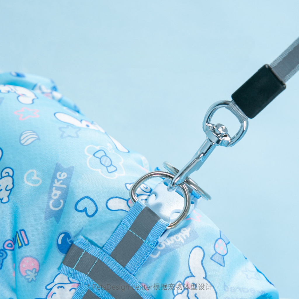 Áo mưa cho chó Hipipet chống thấm nước dễ thương 2 lớp có viền phản quang