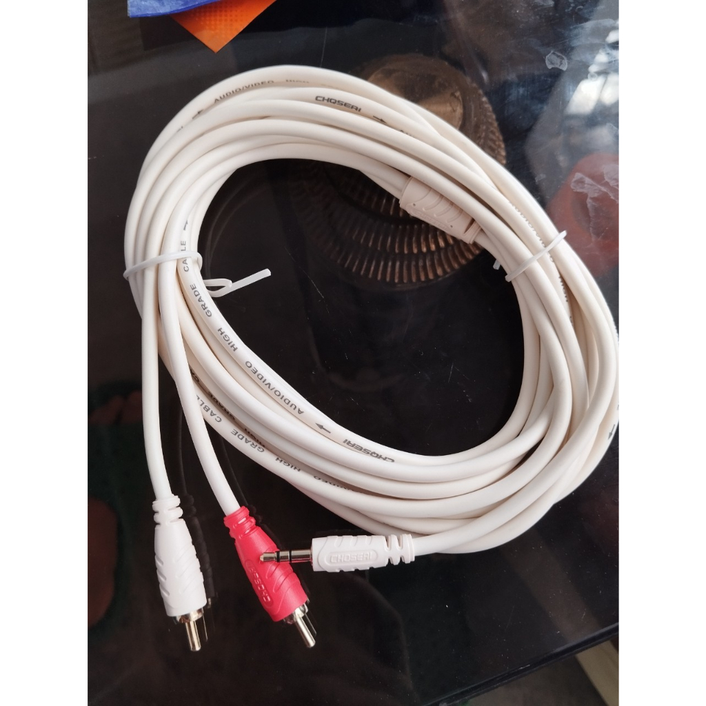 Dây 3.5 ra 2 đầu AV Bông Sen loại 1,8M/5M/10 M
