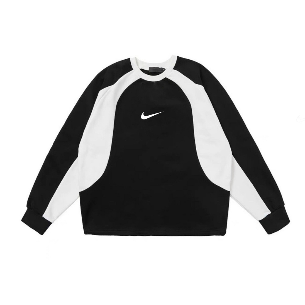 Áo Sweater Nike Phối Tay Local Brand Form Rộng  Chất Nỉ Bông Dày Dặn Form Chuẩn I HÌnh M202 Latizia.vn