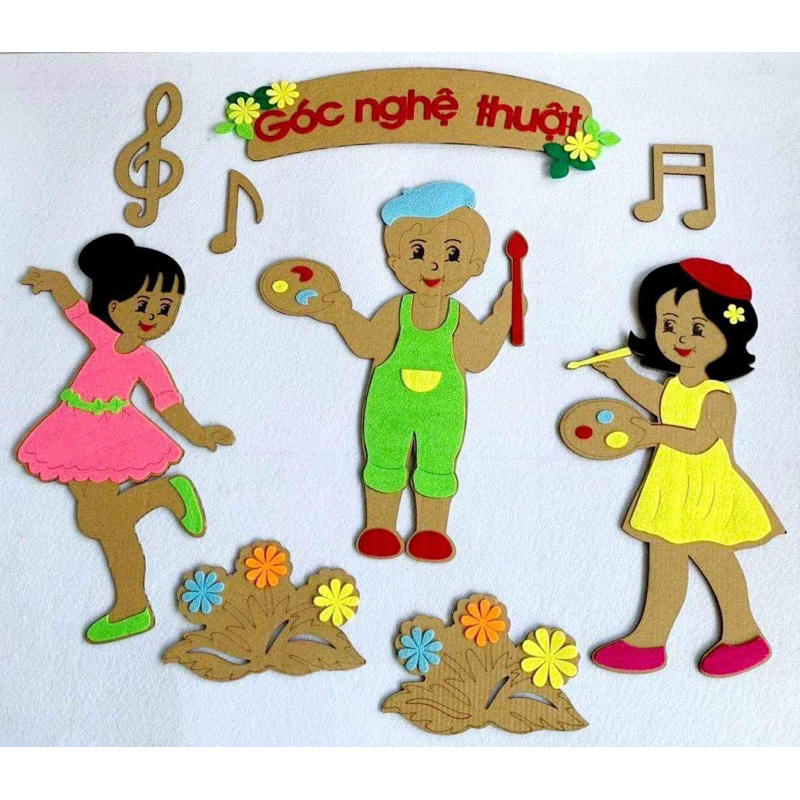 Góc steam trang trí mầm non