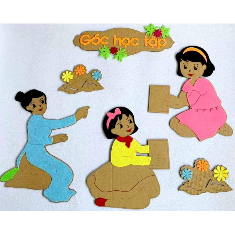 Góc steam trang trí mầm non