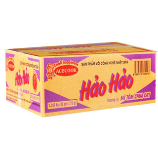 Thùng 30 gói mì hảo hảo tôm chua cay 75g