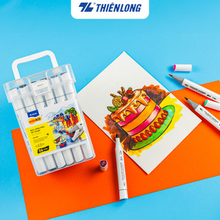 Bút lông mỹ thuật marker am-c005 36 màu