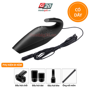 MÁY HÚT BỤI MINI Ô TÔ 120W, LỰC HÚT SIÊU KHỎE (DÙNG ĐIỆN 12V)