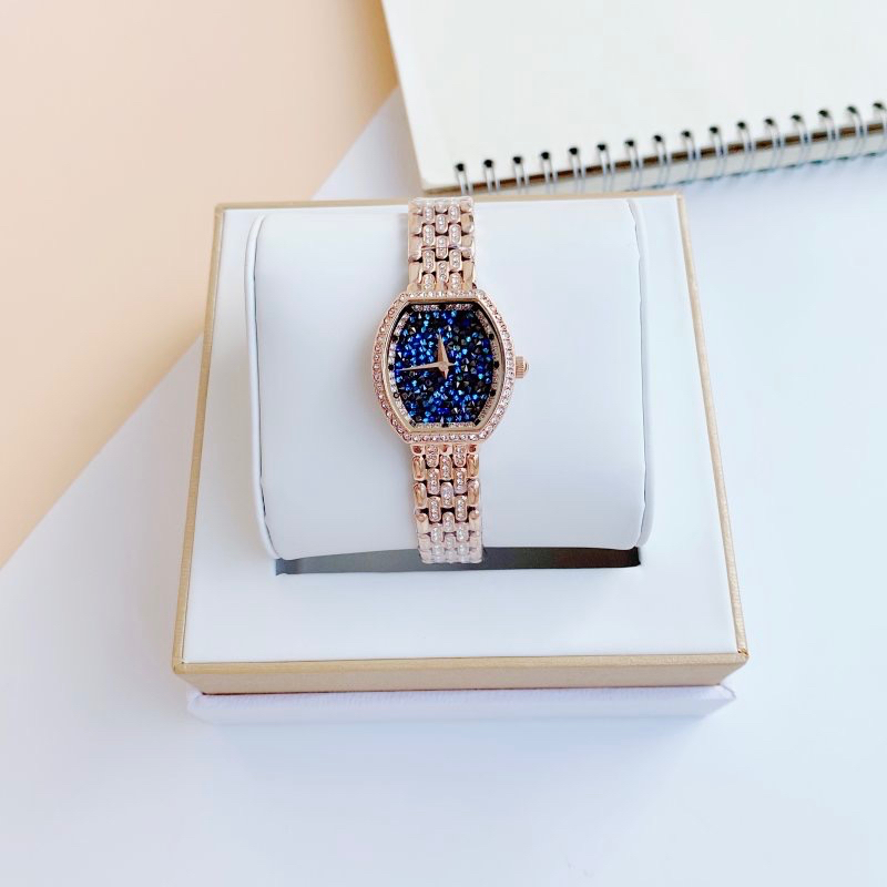 Đồng hồ nữ Davena 61688 Rose Gold Watch 28mm, Authentic, Full box, Luxury Diamond Watch