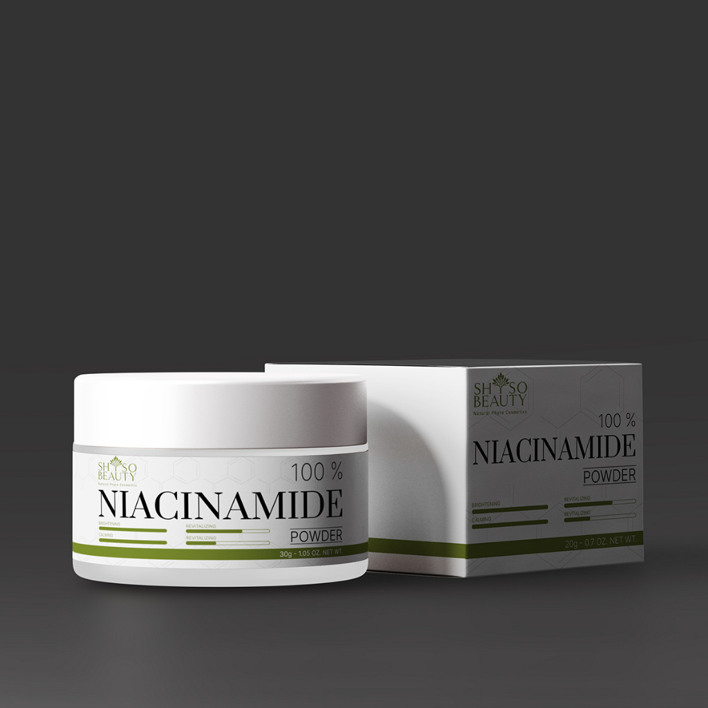 Bột dưỡng da niacinamide sáng da mờ thâm SHSO BEAUTY 100% niacinamide power 30gr - NPC PHAR