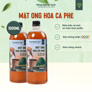 Mật ong hoa cà phê 100% nguyên chất 1l nông nghiệp sạch