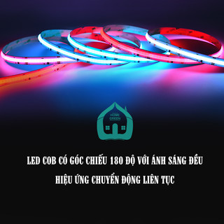 Đèn led dây COB ARGB 576/720 led/m 12/24V DC