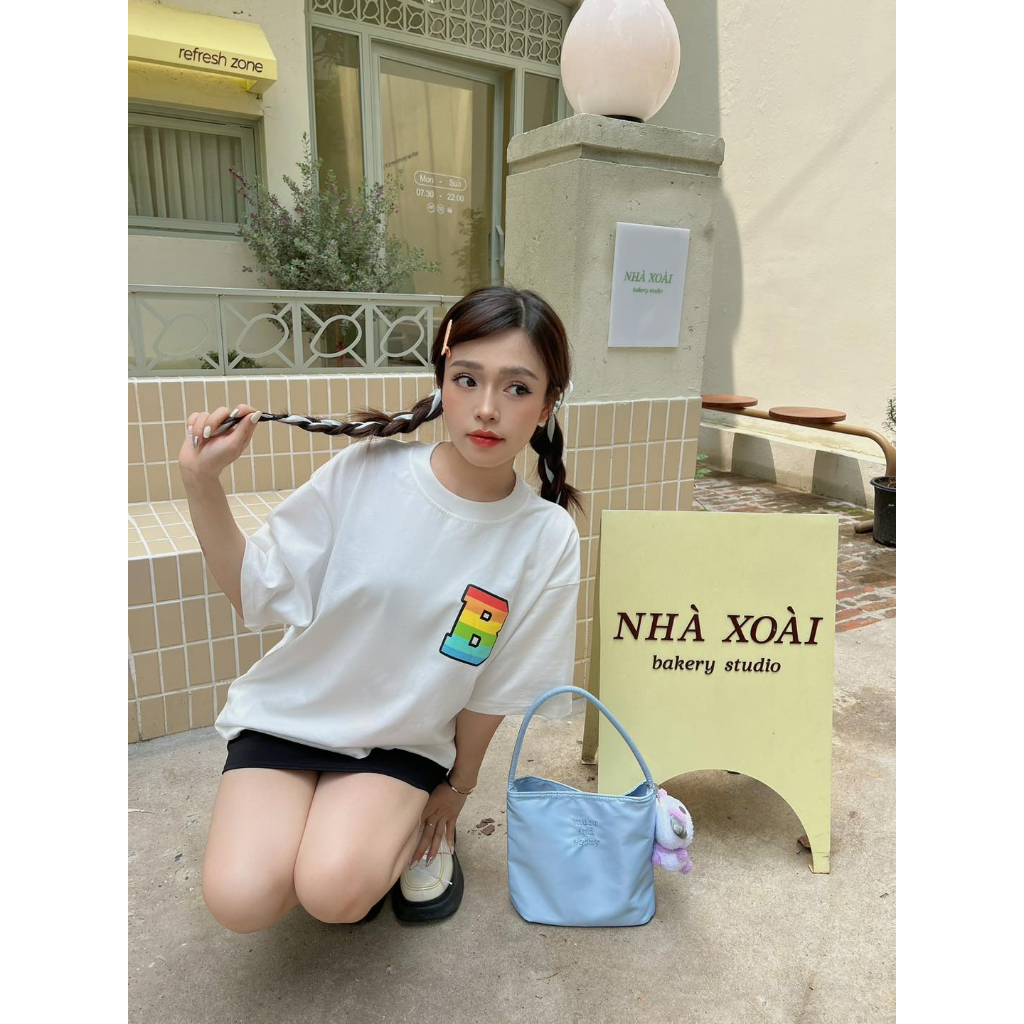 Áo Thun Unisex Bad Rabbit - Rabbit Rainbow Tee - Local Brand Chính Hãng