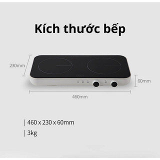 Bếp điện từ đôi LocknLock EJI326WHT