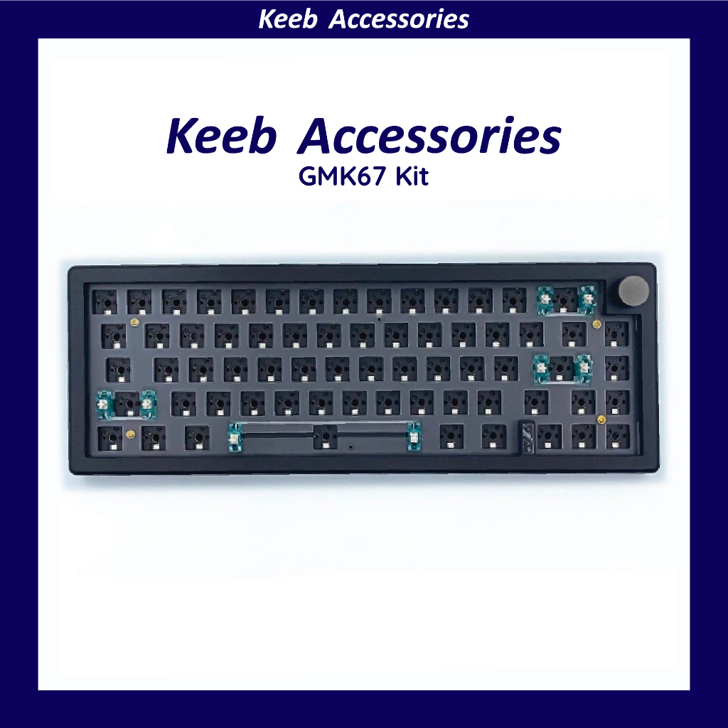 Kit Bàn Phím Cơ GMK67 3 Modes | Mạch Xuôi | RGB | Gasket Mount | Keeb Accessories