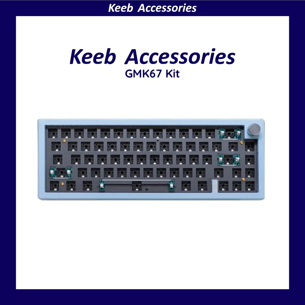 Kit Bàn Phím Cơ GMK67 3 Modes | Mạch Xuôi | RGB | Gasket Mount | Keeb Accessories
