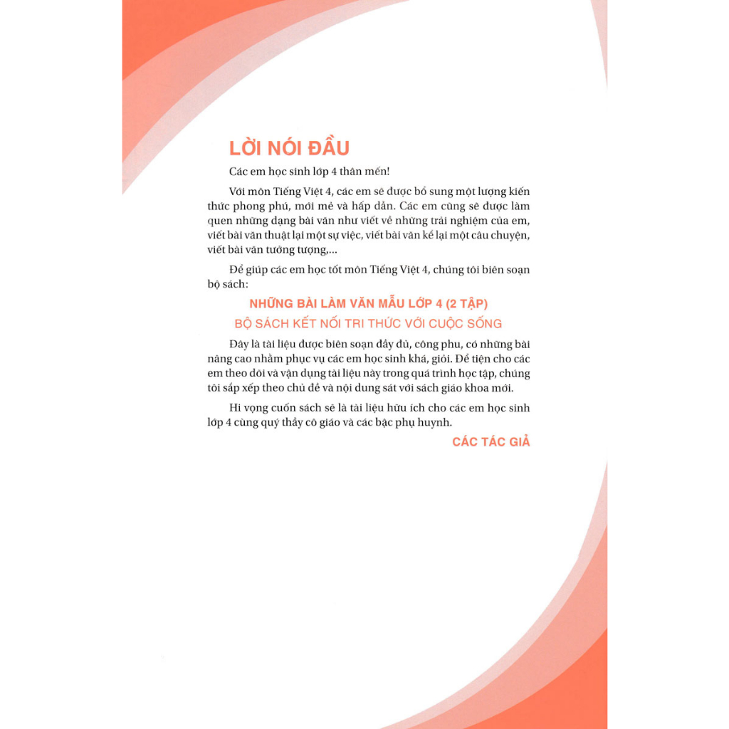 Sách - ND - Những Bài Làm Văn Mẫu Lớp 4 - Tập 2