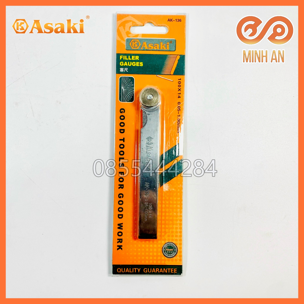 Thước Căn Lá, Thước Lá Căn Chỉnh Cò Xu Pắp  ASAKI AK-137 AK-139 AK-141 AK-142 Loại 17 Lá