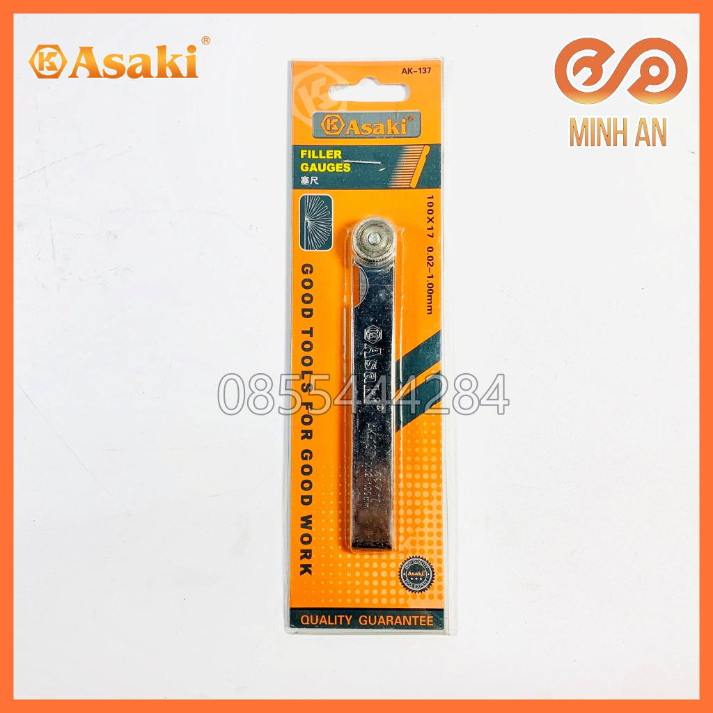 Thước Căn Lá, Thước Lá Căn Chỉnh Cò Xu Pắp  ASAKI AK-137 AK-139 AK-141 AK-142 Loại 17 Lá