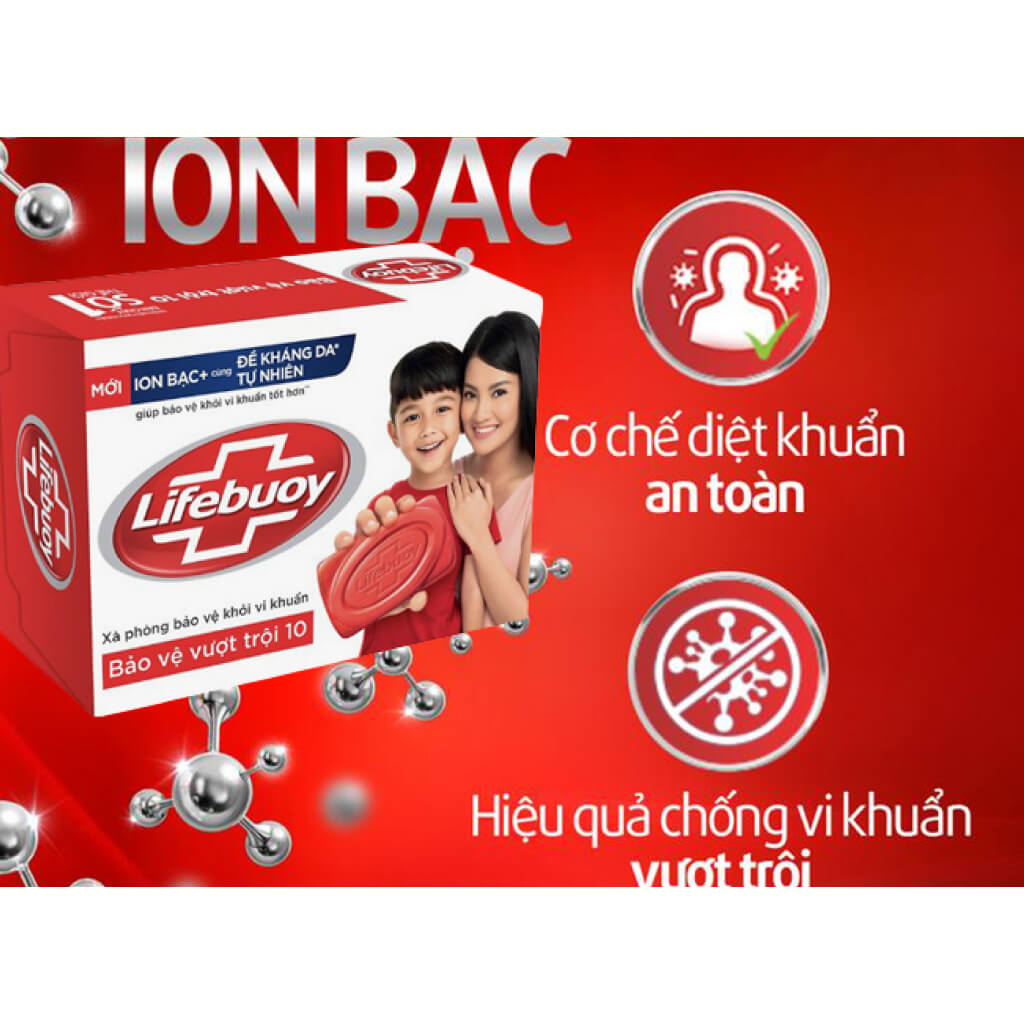 Xà Bông Cục Lifebuoy Bảo Vệ Vượt Trội 90g