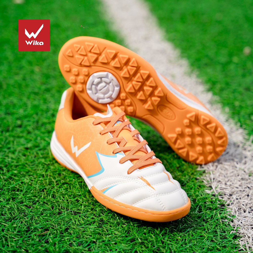 Giày Đá Bóng Wika DragonX Chính Hãng, Giày Bóng Đá Drx Wika Sân Cỏ Nhân Tạo Đã Được Khâu Full Đế