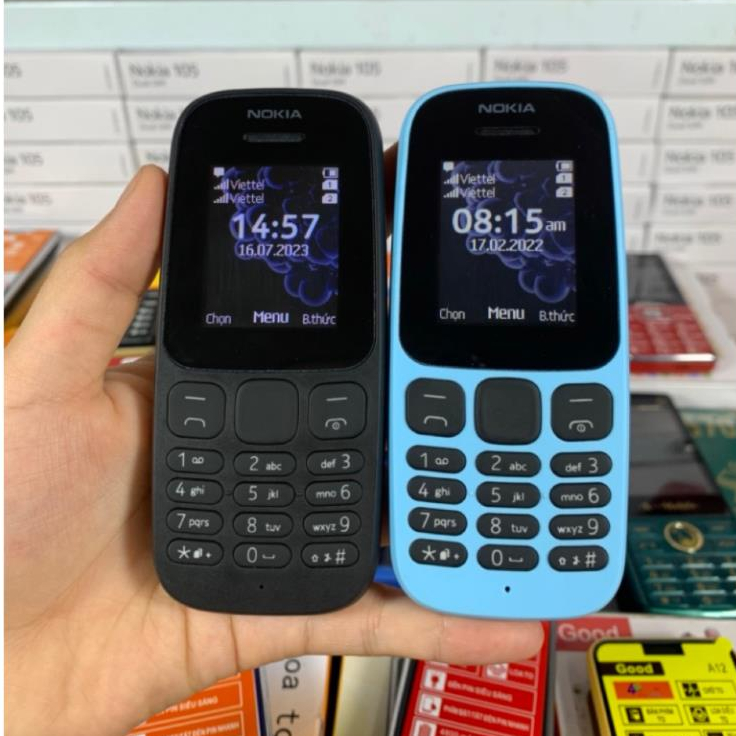 { BH 6 THÁNG } điện thoại nokia 105 (2017) chính hãng 1 sim . BẢO HÀNH 1 ĐỔI 1 TRONG 2 THÁNG