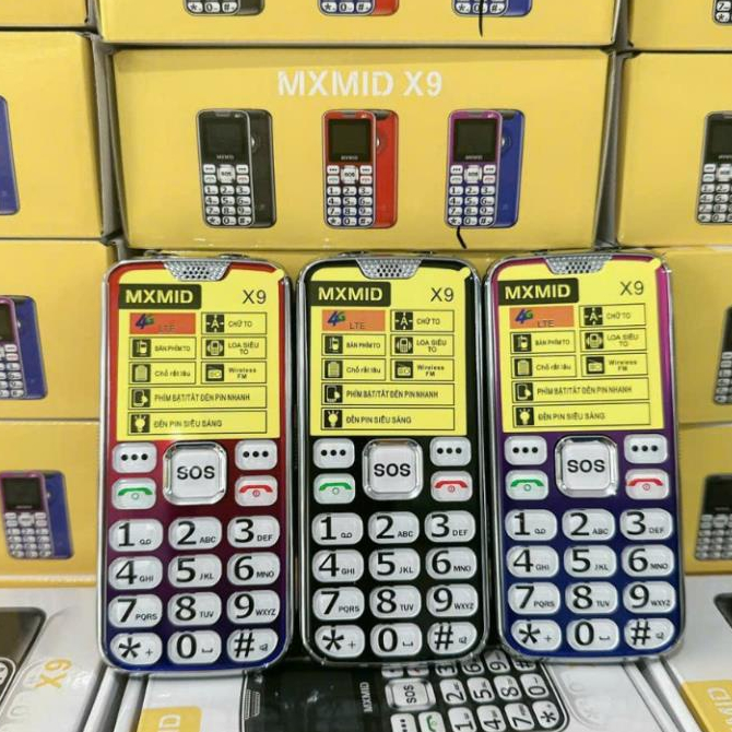 { BH 6 THÁNG  } điện thoại cho người già. cao tuổi X9 sóng 4G 2sim, Đọc Số, Loa To, Chữ To. BH 1 ĐỔI 1 TRONG 2 THÁNG