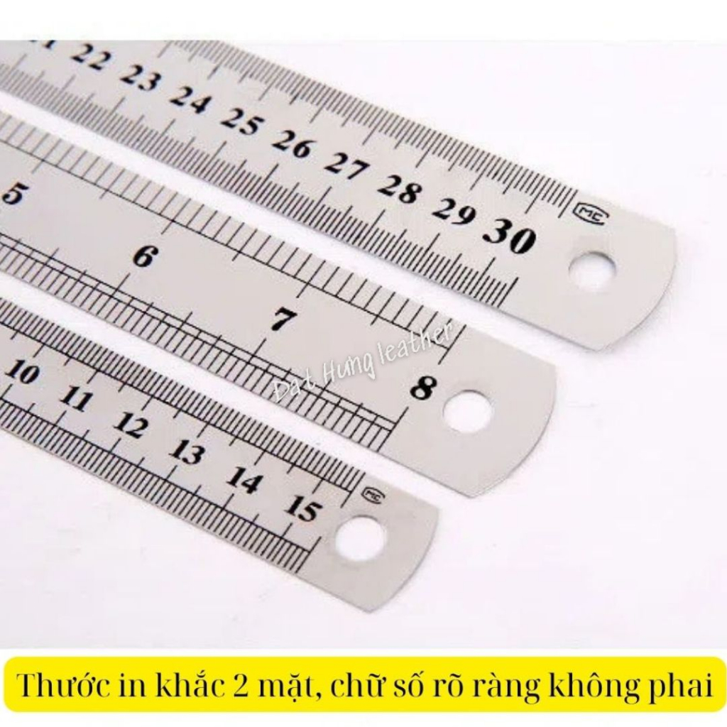 Thước thẳng bằng thép