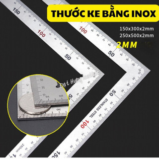 Thước kẻ chữ L bằng inox dày loại tốt