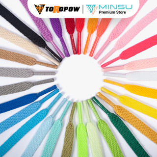 [TOROPOW] Dây Giày Thể Thao Sneaker Dẹp Chính Hãng MINSU M0202 120cm Đủ Màu Siêu Bền ShoeLaces Dẹt Cho Phụ Kiện Giày