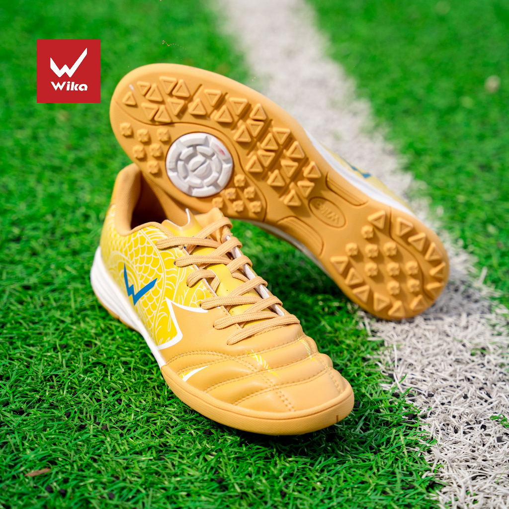 Giày Đá Bóng Wika DragonX Chính Hãng, Giày Bóng Đá Drx Wika Sân Cỏ Nhân Tạo Đã Được Khâu Full Đế