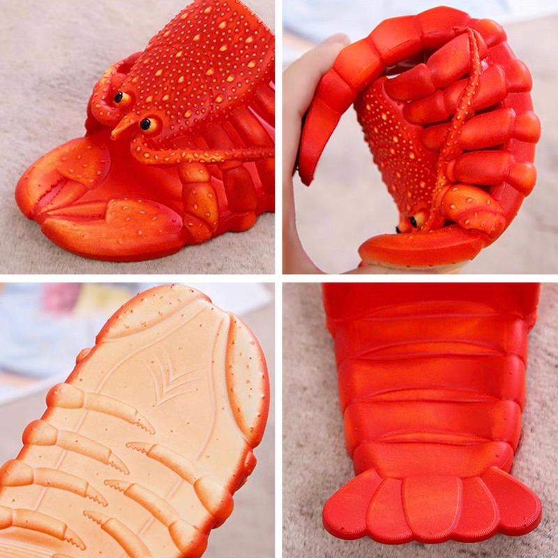 Dép tôm hùm Dép đi trong nhà dạo phố con tôm hùm