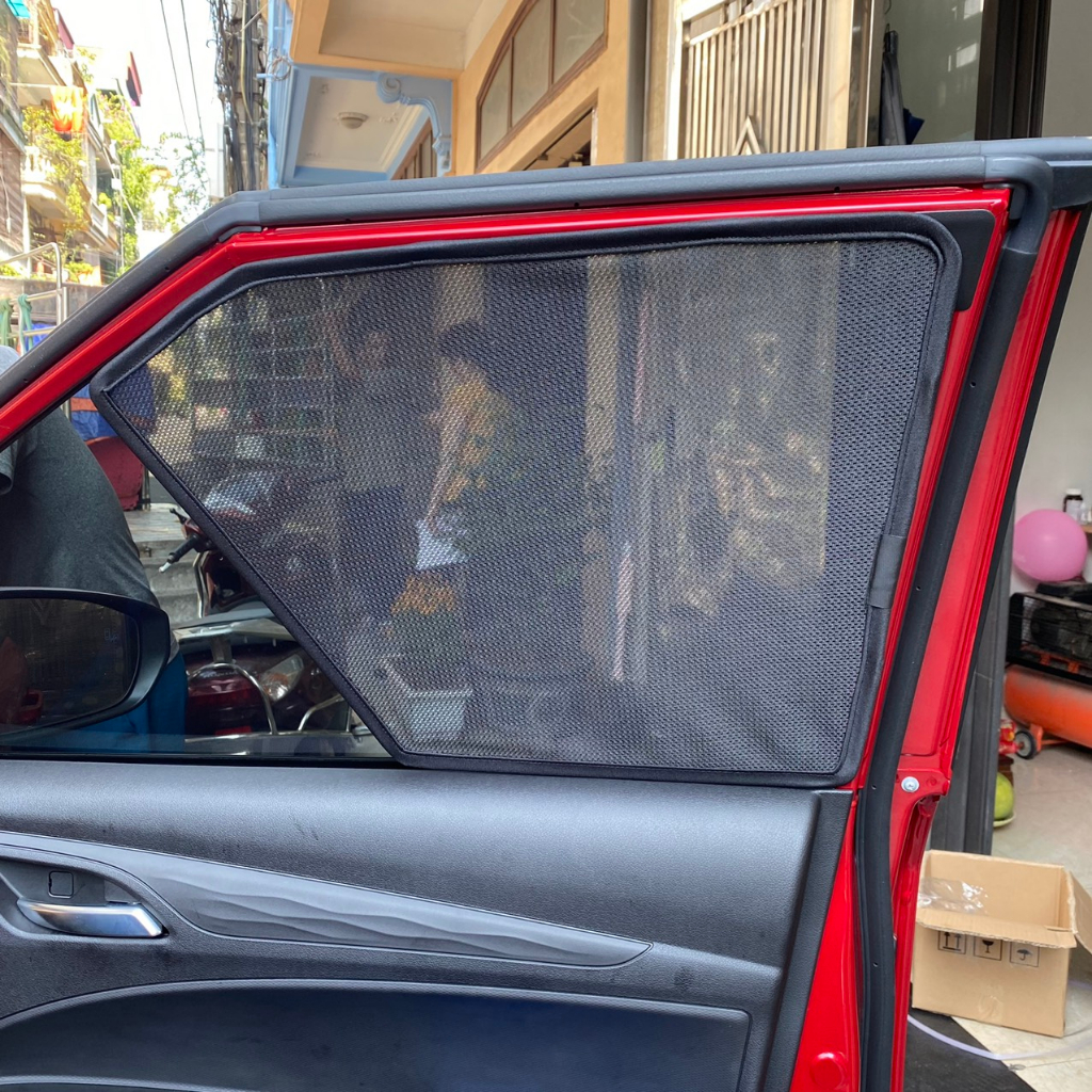 Rèm che nắng nam châm xe Vinfast VF5 - Bộ 4 tấm chắn nắng chuẩn form xe, nam châm hút mạnh