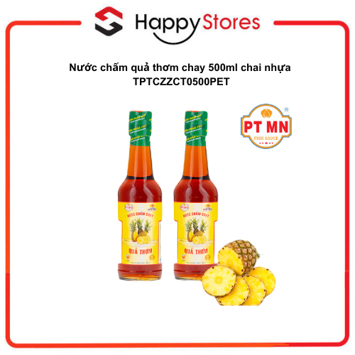 Nước chấm quả thơm chay 500ml chai nhựa TPTCZZCT0500PET