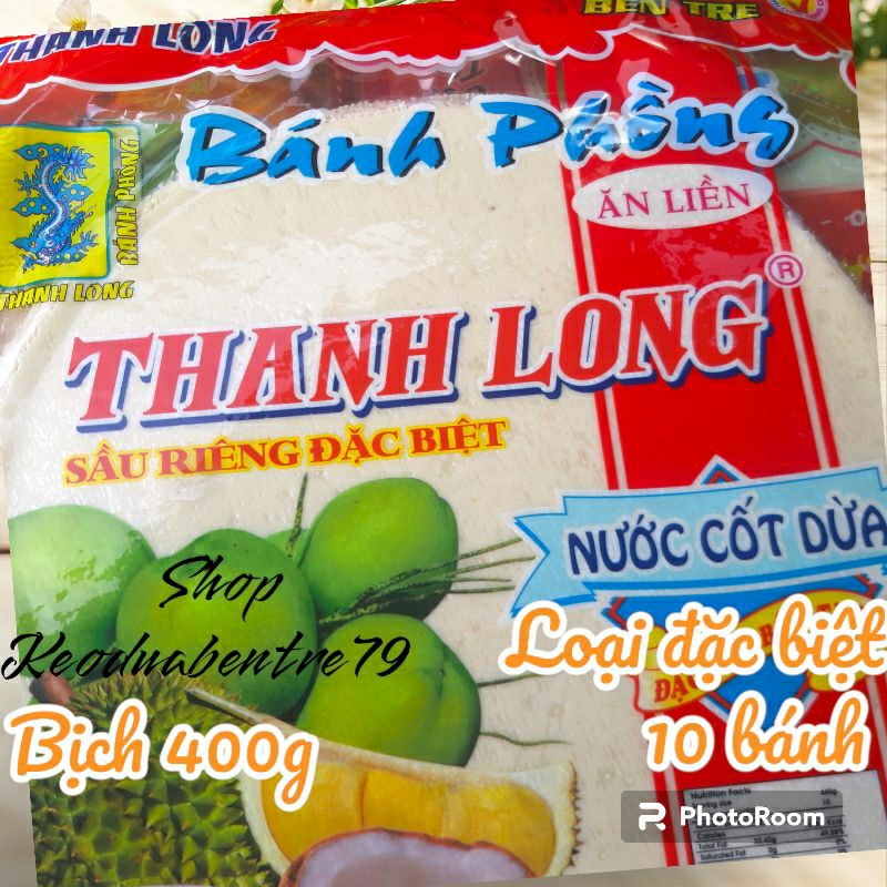 Bánh phồng sữa Thanh Long ( loại đặc biệt bịch 10 bánh 420g )