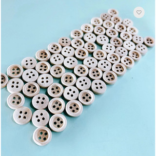 Cúc gỗ vintage 4 lỗ (Gói 10 cái)