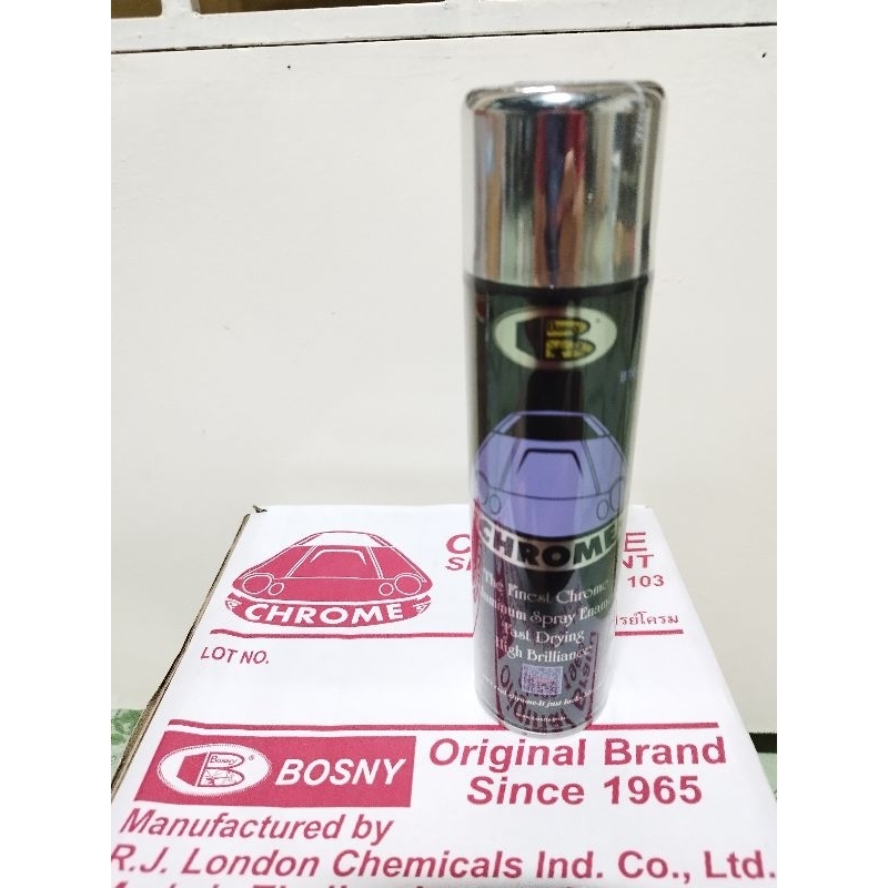 Sơn mạ Inox Chrome Bosny 200ml B103