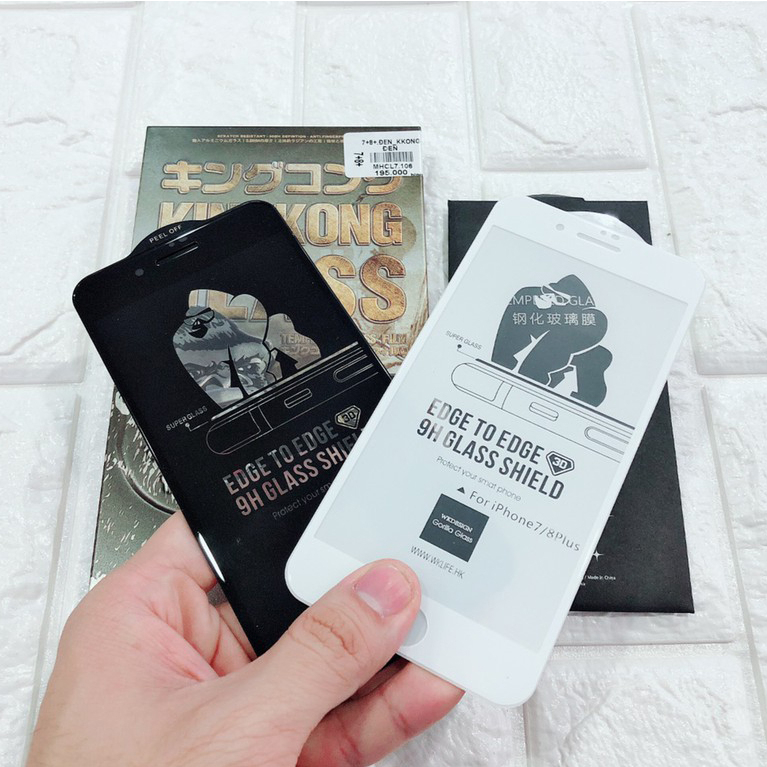 Kính cường lực iPhone KingKong Full màn hình 6plus/6s/6splus/7/7plus/8/8plus/x/xs/11/12/13/14/15/pro/max/promax/plus